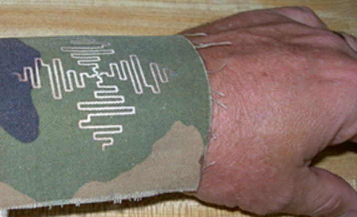 新型可穿戴天线与传感器相连后可远程监视士兵健康