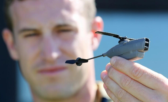 俄罗斯军队装备内置GPS模块的蜻蜓侦察无人机