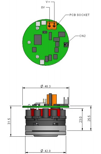 城市技术4~20mA电流输出氯气传感器T3CLH