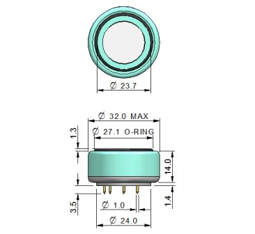 城市技术CiTiceL环氧乙烷气体传感器7ETO