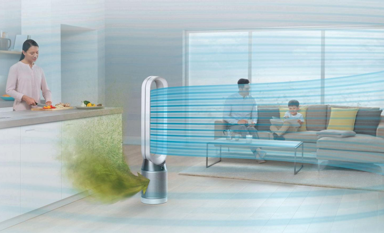 戴森推出新一代空气净化风扇：内置有三个不同类型的传感器